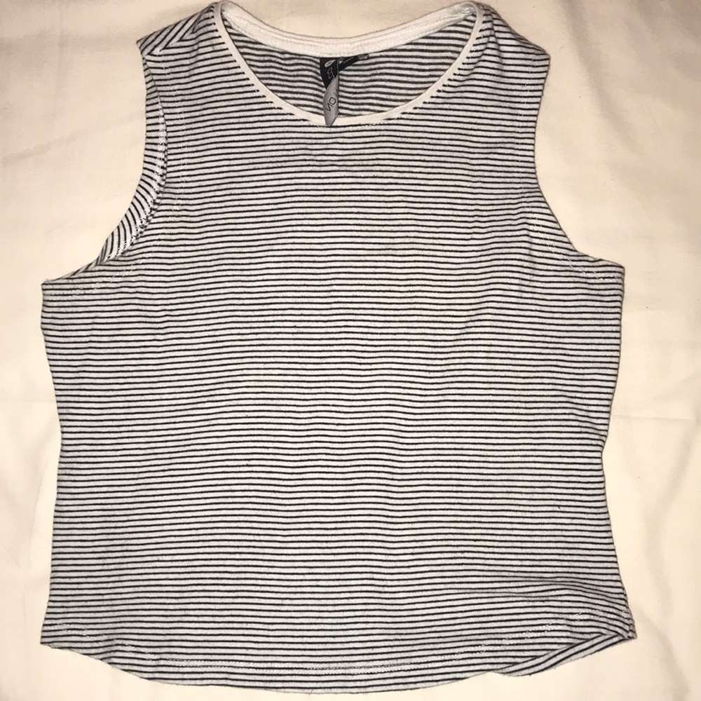 Striped crop top